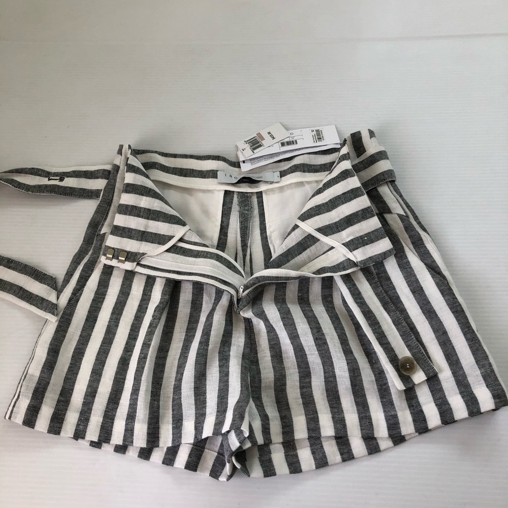 IRO NWT Lular High Waist Linen Shorts, 10 (42) - Picture 5 of 13